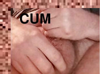 masturbation, gay, juckande, sprut, ensam, bollar