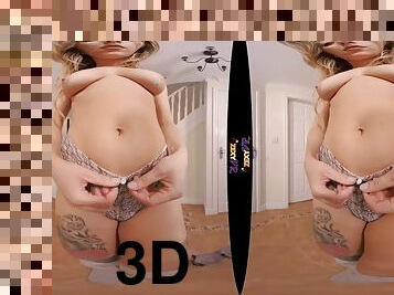 3d, соло, реалност, събличане