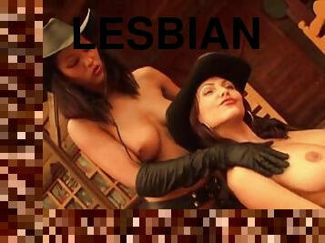 lesbian-lesbian, cowgirl-posisi-sex-wanita-di-atas-pria