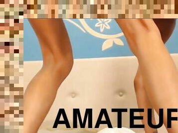 amador, anal, duplo, puta-slut, suja, webcam, dildo, penetração, borracha