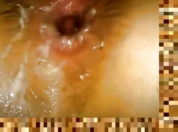 Heavely Used Gaping Hole Close Up