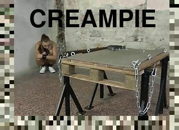 creampie, bdsm, europæisk, euro, piercet, bondage, barberet