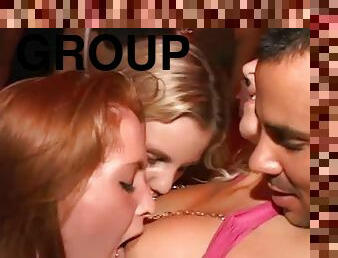 Wild sluts in group sex party