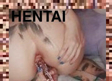 papa, masturbation, amateur, anal, ados, jouet, lingerie, hentai, serrée, gode