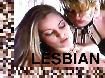 lezbijka, porno-zvezda, staromodno, trojček, blond, rjavolaske
