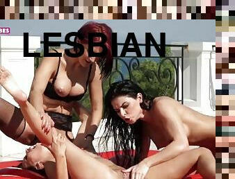 Oiled hot lesbians