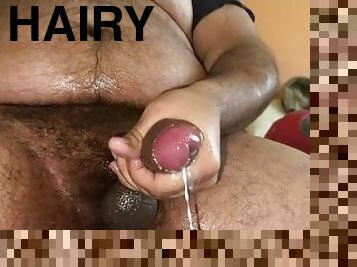 Jerking off my cock while I cum in slo-mo