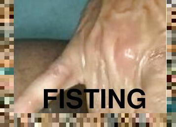 ekstrem, fisting, orgasme, fisse-pussy, amatør, ibenholt, milf, par, store-sorte-skønheder, fingering