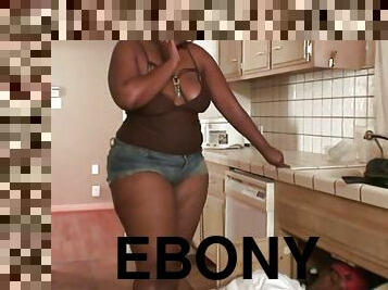 cul, gros-nichons, chatte-pussy, fellation, ejaculation-sur-le-corps, ébène, hardcore, black, belle-femme-ronde, rousse