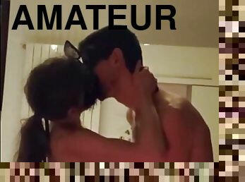 masturbação, orgasmo, cona-pussy, magro, esguincho, amador, adolescente, caseiro, dedos, namorada