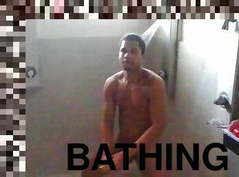 baignade, gay, douche