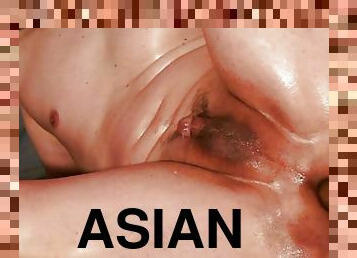 asiatique, masturbation, maigre, amateur, anal, jouet, gay, américaine, gode, solo