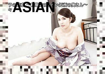 asiatique, gros-nichons, masturbation, chatte-pussy, fellation, milf, japonais, doigtage, clignotant