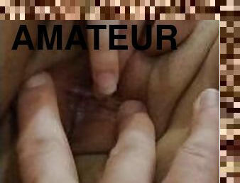 masturbation, chatte-pussy, amateur, couple, belle-femme-ronde, doigtage, pieds, point-de-vue, webcam, tatouage