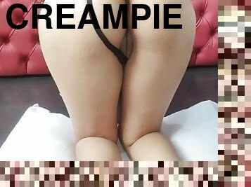 anál, hardcore, latinské, creampie, tvrdé