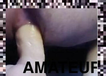 amateur, gay, joufflue, européenne, euro, chevauchement, gode, solo