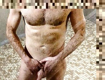 mandi, ayah, umum, penis-besar, homo, kamera, pengintipan, sudut-pandang, amerika, mandi-shower