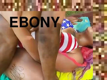 Big ass ebony slut blacked 1