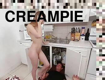 hautenge, babe, creampie, junge18, süße, rasiert, nass