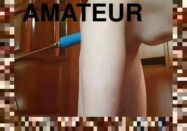 amateur, anal, juguete, casero, europeo, follando-fucking, euro, máquinas, consolador, fetichista