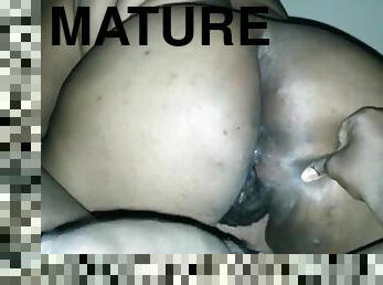 Mature black BBW fucked hard I met her on a sextour. com