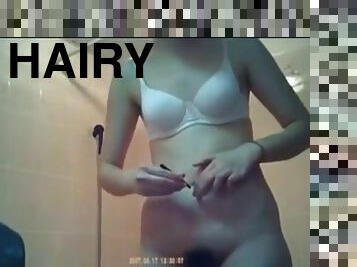 asia, mandi, berambut, amatir, jepang, mandi-shower, tersembunyi