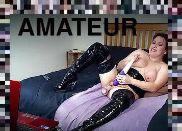 Pvc Boots Fetish Fuck Me Hard Dildo And Breed My Cunt Live Archive Show - Alhana Winter P2