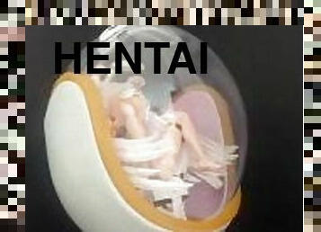 asiático, anime, hentai, ángel