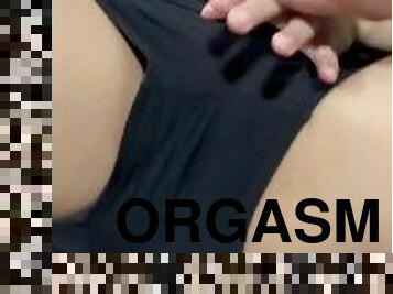 asiático, orgasmo, cona-pussy, tiro-ao-alvo, pov, meias-calças, chinesa, filipina, molhado