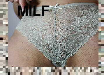 masturbation, chatte-pussy, milf, maison, allemand, massage, doigtage, sale, culotte, ejaculation