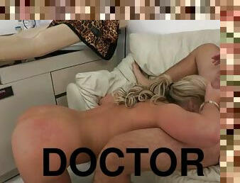 Nasty doctor phoenix marie gets her face and throat fucked by a meaty pole