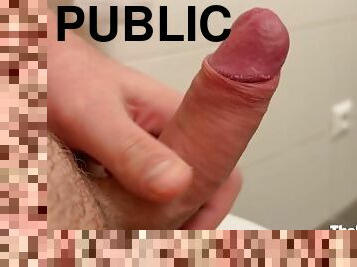 masturbation, public, ejaculation-sur-le-corps, gay, secousses, européenne, blonde, euro, toilette, bout-a-bout