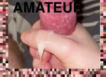 énorme, amateur, ejaculation-sur-le-corps, énorme-bite, gay, branlette, point-de-vue, solo, boules, musclé