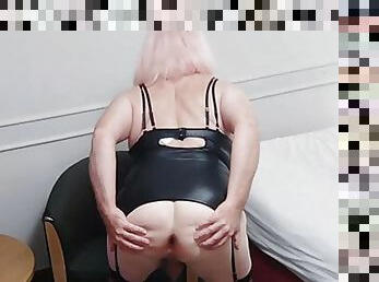 transsexueller, dilettant, reifen, tranny, kam, voyeur, schlampe, strümpfe, unterwäsche, kamera