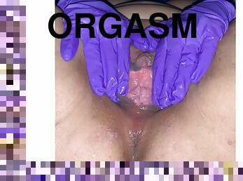 clito, fisting, masturbation, monstre, orgasme, chatte-pussy, maison, doigtage, sale, première-fois