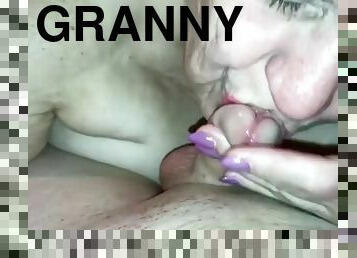 fellation, granny, milf, hirondelle, douce, bite, sucer