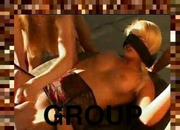 Glamorous girls group sex scene