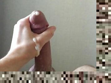 besar-huge, mastubasi, rusia, amatir, cumshot-keluarnya-sperma, penis-besar, remaja, handjob-seks-dengan-tangan-wanita-pada-penis-laki-laki, sentakkan, sudut-pandang