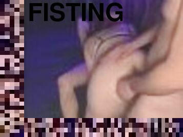 fisting, fisse-pussy, amatør, anal, pikslikkeri, dobbelt, penetrering