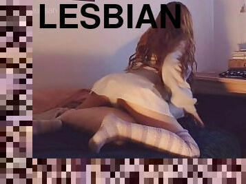 אורגזמה, חובבן, לסבית-lesbian, גינגי, חברה, חרמןנית, קטנה, מין-בלבוש-מלא, מדים, בובה