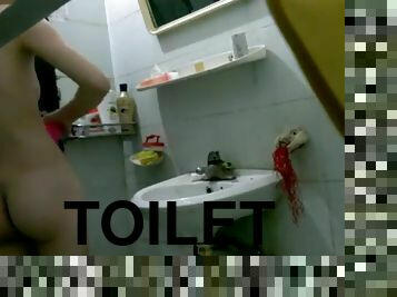 amateur, toilette