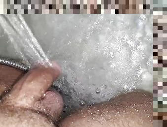 mandi, mastubasi, orgasme, muncrat, pijat, kompilasi, sperma, mandi-shower