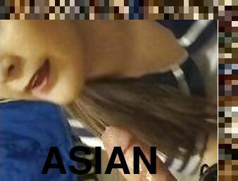 asiatisk, røv, amatør, pikslikkeri, teenager, tøs, lille, brunette, asiatisk-teenager, pik