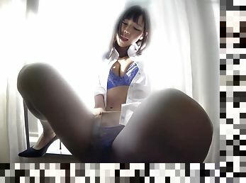 asia, mastubasi, kantor, amatir, sayang, blowjob-seks-dengan-mengisap-penis, jepang, permainan-jari, stocking-stockings, sperma