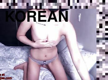 asiatisk, masturbation, fitta-pussy, amatör, tonåring, webbkamera, ensam, koreansk, retande