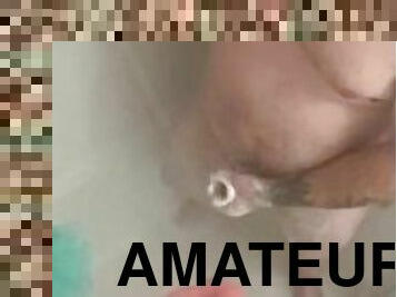 cul, baignade, amateur, pieds, fétiche, douche, solo, rasé, humide, fessée