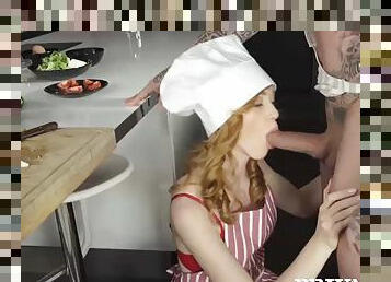 Private.com - Teen Anny Aurora gets cum on her salad