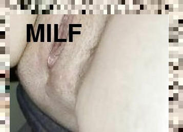 MILF with blue hair gets all the orgasmis