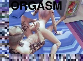 orgasmi, pompini, seghe, bionde, anime, manga, 3d, tatuaggi