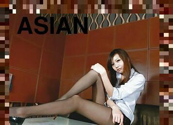 asiatique, babes, sexe-habillé